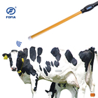 تگ گوسفند گاو حیوانی با آنتن بلند RFID استیک خوان از رنگ مشکی زرد استفاده می کند