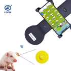 اسکنر شناسه حیوانات RFID Ear Tag Reader برای گاو در مزرعه استاندارد ISO 134.2khz
