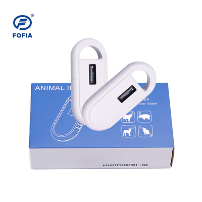 اسکنر میکروچیپ حیوانات خانگی USB 134.2 کیلوهزی، شناسه سفید خواننده 15 رقمی