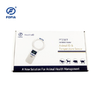 اسکنر ریزتراشه خوان حیوانات RFID FDX-B 134.2 کیلوهرتز ترانسپوند دما