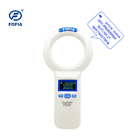 اسکنر ریزتراشه خوان حیوانات RFID FDX-B 134.2 کیلوهرتز ترانسپوند دما