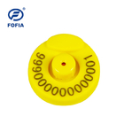 برچسب گوش الکترونیکی FOFIA LF RFID گاو حیوانات قطر ID29 میلی متر