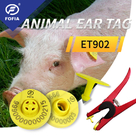 برچسب های گوش الکترونیکی ضد آب Rfid Animal ISO11784 50 عدد