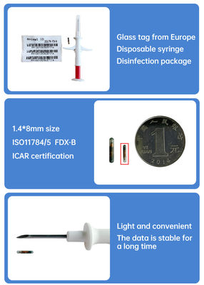 ICAR گواهی نسل جدیدی از میکروچیپ شناسایی شیرینی استریلیزه شده برای همه انواع حیوانات ZS007