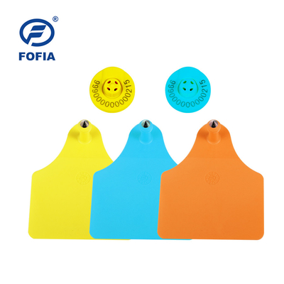 برچسب های فول ICAR ET902 گواهینامه TPU سفارشی RFID گوش دام با شماره گیری لیزر حک شده برچسب های شناسایی پایدار حیوانات برای ردیابی گاو، خوک، گوسفند و بز