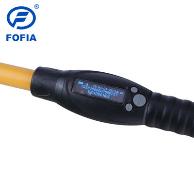 خواننده چوب برچسب RFID حرفه ای دام های طولانی مدت PT280 با ذخیره سازی داده های صفحه نمایش OLED برای خواندن تراشه شناسایی