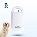 اسکنر مایکروچیپ سفید USB حیوانات 6 سانتی متر 134.2 کیلو هرتز بدون ذخیره سازی داده برای سگ ها Animal RFID Reader