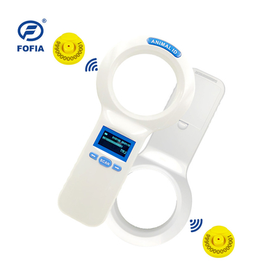 اسکنر مایکروچیپ RFID USB با 3 AA Power و ساعت دستی سیستم داخلی
