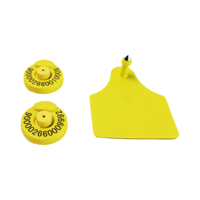 134برچسب گوش RFID.2KHz برای مدیریت دام شناختی حیوانات تنش 350N