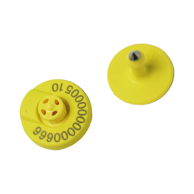 برچسب گوش RFID قابل اعتماد ISO11784/5 HDX R / W 6.7g وزن برچسب گوش حیوانات سفارشی