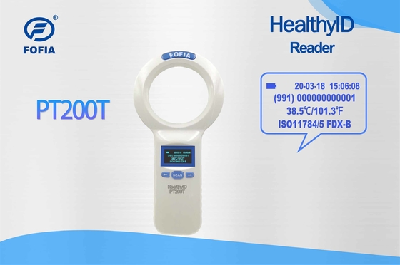 USB قابل انتقال ISO Transponder Microchip Handheld Reader برای شناسه حیوانات خانگی