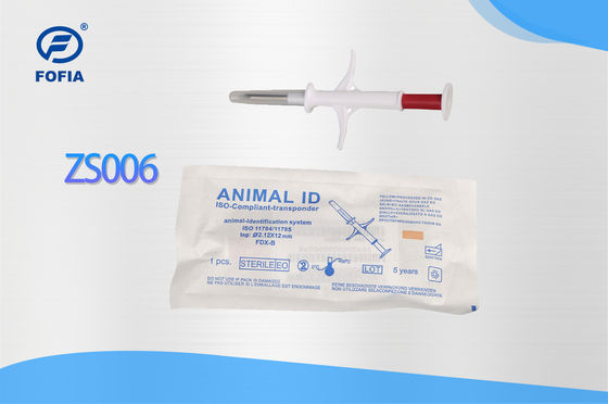 ریزتراشه حیوانی ضدآب ضدآب RFID جدید ZS006 با گواهینامه ICAR با IP67 برای سگ گربه خوک گاو گوسفند و برچسب تزریق حیوان خانگی