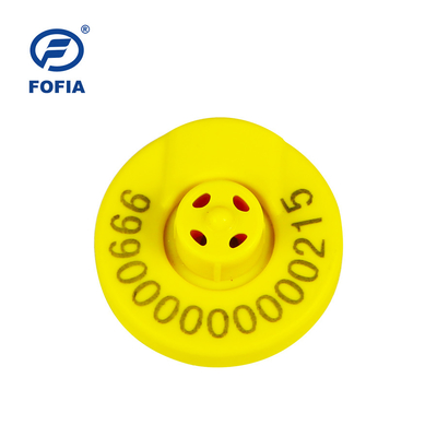 134.2MHz تراشه سفارشی RFID برچسب گوش حیوانات برای دام خوک گوسفند گاو