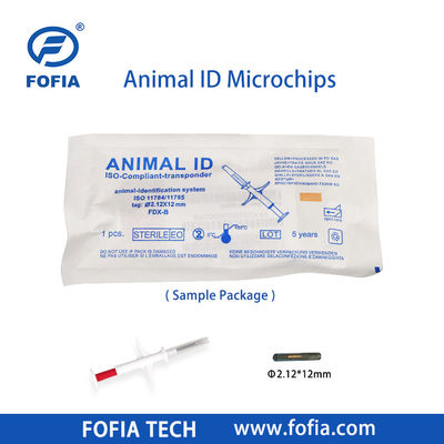 ریزتراشه حیوانی ضدآب ضدآب RFID جدید ZS006 با گواهینامه ICAR با IP67 برای سگ گربه خوک گاو گوسفند و برچسب تزریق حیوان خانگی