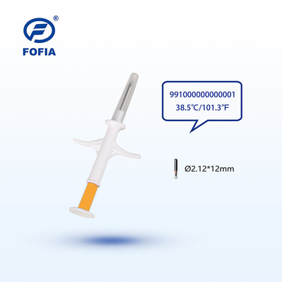 تراشه ریز RFID تزریقی HT003 با حسگر دما، دارای گواهی ISO11784/85 FDX-B