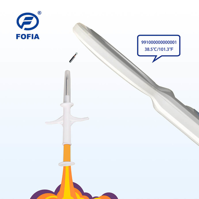 تراشه دمای حیوانات ISO11784/85 با سرنگ – برچسب سلامت هوشمند Fofia HT003