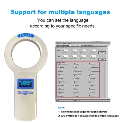 اسکنر درجه حرارت با میکروچیپ RFID با عملکرد بالا