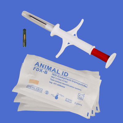 ISO11784/5 FDX-B مایکروچیپ شناسایی حیوانات برای سلامت و رفاه حیوانات با نظارت بر دمای و استاندارد ISO11784/5 FDX-B