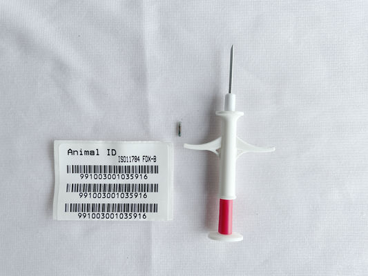 FDX-B RFID Animal ID Microchip بسیار دقیق 2.12*12mm/1.4*8mm