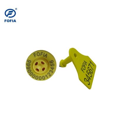 برچسب‌های الکترونیکی دایره‌ای ICAR ET908 FULL با بلوتوث خوان برای شناسایی حیوانات و کد ICAR غیرمشترک ISO11784/5