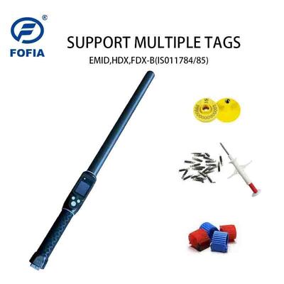 Reading Distance 30 to 100cm Rfid Animal Reader Scanner Bluetooth Livestock Rfid Stick Reader Operation System All