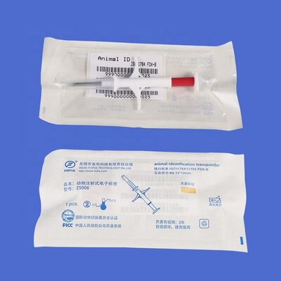رنگ سفارشی یونیورسل مایکروچیپ حیوانات خانگی برچسب شناسه RFID قابل تزریق سازگار با اسب ها سگ گوسفند بزها شتر گربه