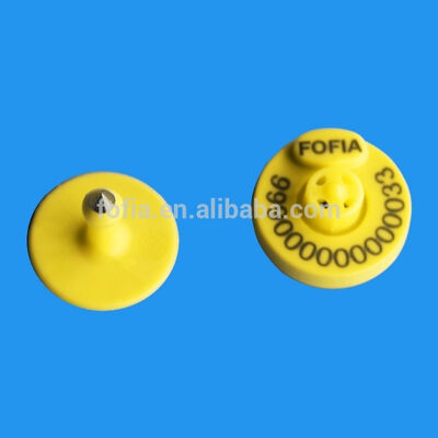 PVC 1342khz FDXB فاصله متوسط Eartag گاو RFID Reader سازگار با کارت پشتیبانی کارت های نزدیکی ویژگی