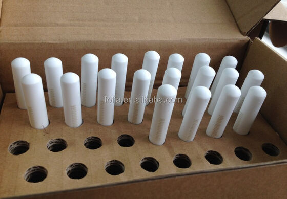 برچسب گوش گاو های بیوکرامیکی RFID با کدگذاری 15 بیتی لیزر حکاکی 134.2kHz برچسب بولوس شناسایی حیوانات ضد آب