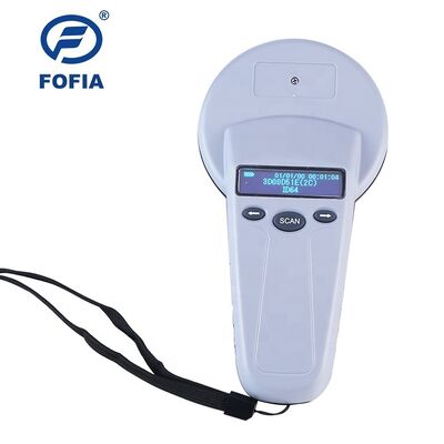 فرکانس کار 1342khz Rfid Reader 1342khz اسکنر حیوانات خانگی شناسایی حیوانات میکروچیپ خوان اسکنر دستگاه دستی