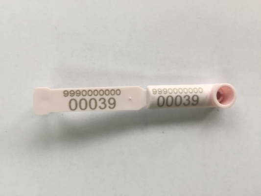 ISO11784/5 FDX-B برچسب های گوش گوسفند برچسب های گوسفند الکترونیکی برای شناسایی حیوانات چاپ لیزر سفارشی در دسترس است