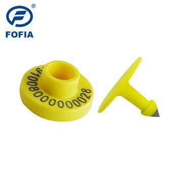 برچسب گوش RFID دارای گواهینامه ICAR با مواد TPU و فرکانس 134.2 کیلوهرتز برای مدیریت گوسفند و بز
