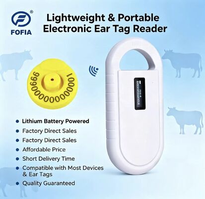 اسکنر مایکروچیپ حیوانات مدل PT160 طراحی شده برای خواندن شناسه حیوانات به طور همزمان بهبود ردیابی و مدیریت حیوانات