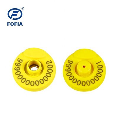 RFID تگ گوش گوسفند دام حیوانات بارکد بارکد برچسب گوش الکترونیکی خرگوش بز خوک گاو برچسب گوش گاو