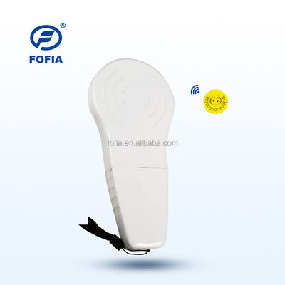 خواننده دستی ضد آب RFID با صفحه نمایش OLED 128x32 USB برای پلاستیک راه حل دوربردی برای حیوانات خانگی و کشاورزی و مزرعه استفاده 125khz