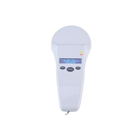 خواننده دستی RFID با صفحه نمایش OLED 128x32 USB برای پلاستیک راه حل دوربردی برای استفاده از حیوانات خانگی و مزرعه و مزرعه