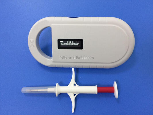 خواننده کارت RFID مایکروچیپ حیوانات دستی PT160 134.2kHz صفحه نمایش OLED USB باتری لیتیوم CE گواهینامه پروتکل ISO 11784/11785