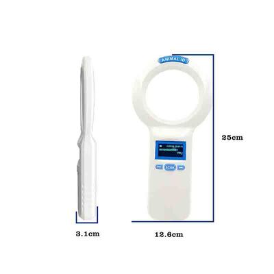 پروتکل خوان دستی FOFIA PT200 RFID 128x64 صفحه نمایش OLED خواندن از راه دور 10-20 متری پروتکل ISO11784/5
