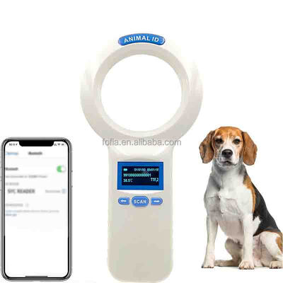 پروتکل خوان دستی FOFIA PT200 RFID 128x64 صفحه نمایش OLED خواندن از راه دور 10-20 متری پروتکل ISO11784/5