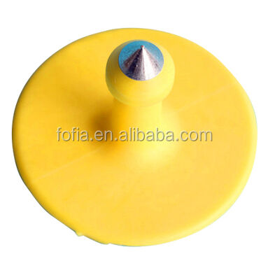 برچسب گوش حیوانات ترکیبی فوفیا T904 RFID TPU 72*57mm لیزری کدگذاری فارم گاو خوک گوسفند ایکار