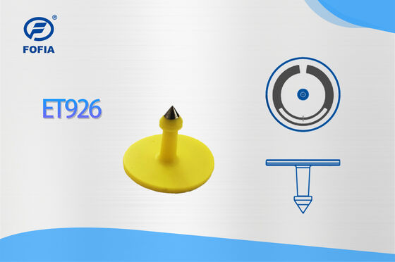 فوفیا ICAR ET926 ضد آب RFID TPU برچسب گوش حیوانات FDX-B 134.2Khz EM4305 تراشه ها دام گاو خوک گوسفند