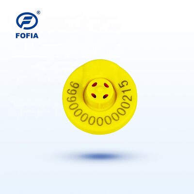 134.2kHz RFID Livestock Ear Tag با 350N تنش گواهینامه کامل ICAR