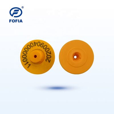 برچسب‌های گوش UHF RFID برای دام‌ها برچسب‌های شناسه میکروچیپ پلاستیکی بادوام برای حیوانات خوک گوسفند گاو