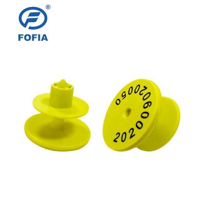 برچسب گوش الکترونیکی UHF GPS برای مدیریت تغذیه گاو / گوسفند / خوک