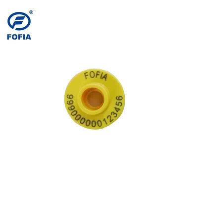 کیفیت بالا جدید OEM ET957 134.2kHz TPU برچسب های گوش الکترونیکی حیوانات برای خوک گاو گوسفند-10 سانتی متر محدوده خواندن -20 ~ 80C 29.90.3 میلی متر