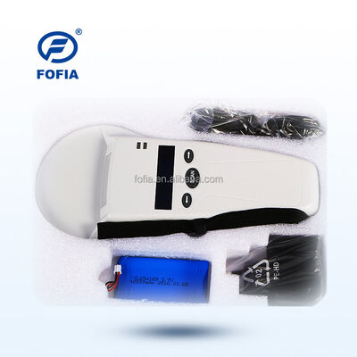 خواننده دستی دوامدار FOFIA PT580 RFID 125kHz/134.2kHz ISO11784/5 128x32 صفحه نمایش OLED 10-20m فاصله خواندن USB / برای حیوان خانگی