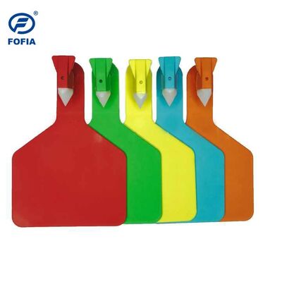 Custom New Plastic Yellow Cattle Ear Tags for Livestock Management | Farm Feedlot Cow ID Tracking