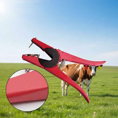 New FOFIA Aluminum Alloy Jiangsu Farm Animal Ear Tag Applicator Laser Coding for Cattle Pig Sheep Horse Ear Tags 3-Month