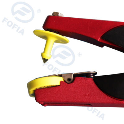 New FOFIA Aluminum Alloy RFID Farm Animal Ear Tag Applicator with Laser Coding for Cattle Pig Sheep & Horse Ear Tags