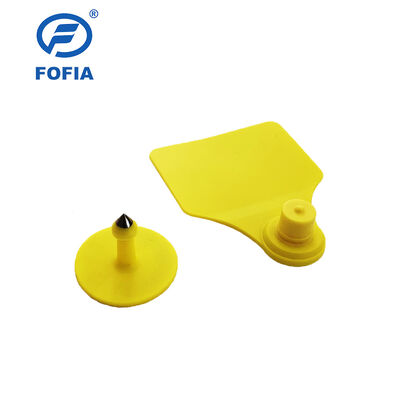 تگ گوش حیوانات ICAR Fofia T904 RFID TPU کدینگ لیزری با کیفیت بالا، گارانتی 3 ساله برای ردیابی گاو و گوسفند در مزرعه، وزن 0.01 گرم