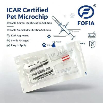 تگ گوش میکروچیپ RFID 134.2 کیلوهرتز بادوام Fofia با فروش داغ جدید، ساخته شده از مواد PP، ضد آب برای استفاده در دامداری و حیوانات خانگی، با عمر 1.5 سال